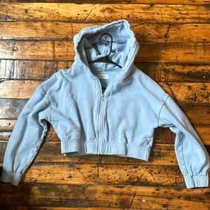 Paragon Cropped Zip Hoodie
